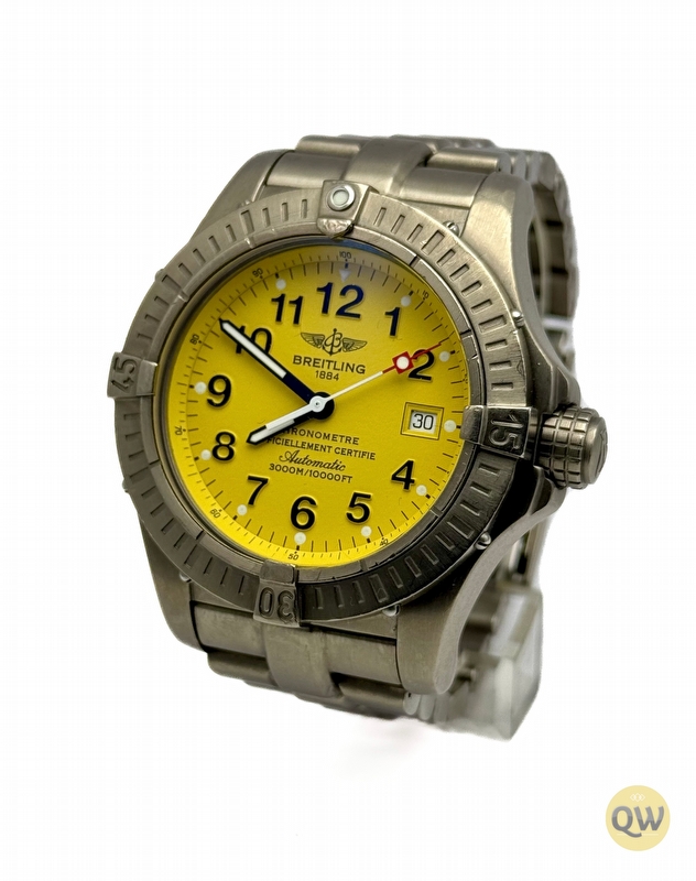 Breitling Avenger Seawolf Titanium Yellow 3000m Diver