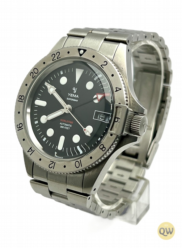 Yema Superman Worldtime GMT Steel