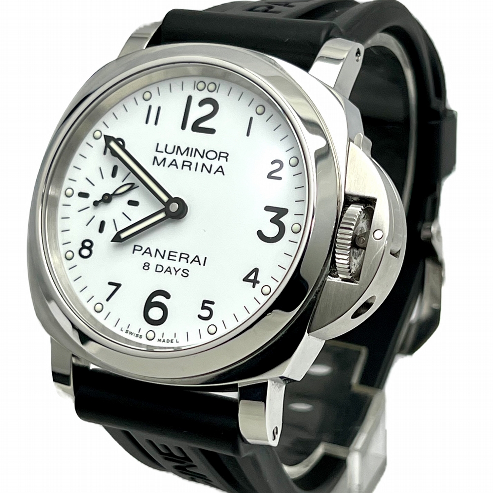 Panerai 8 clearance days white dial