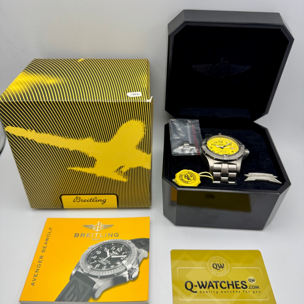 Breitling Avenger Seawolf Titanium Yellow 3000m Diver