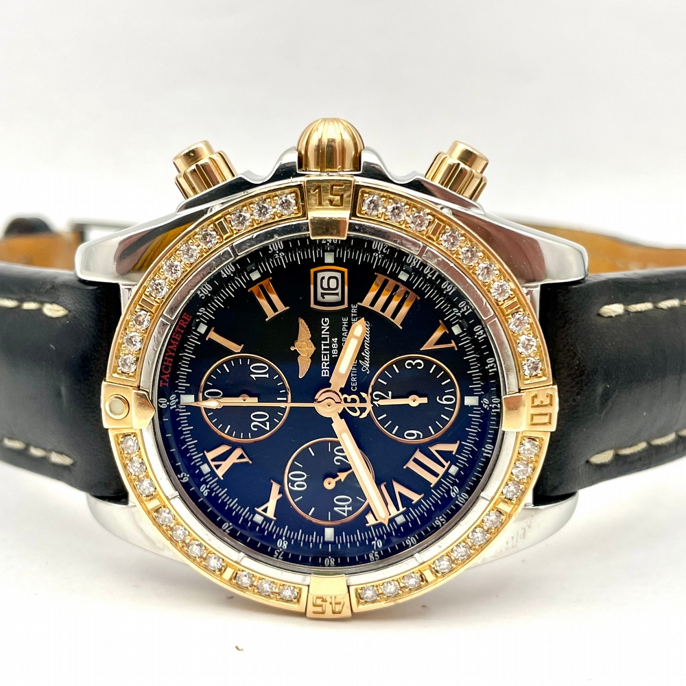 Breitling Chronomat Gold and Diamonds 