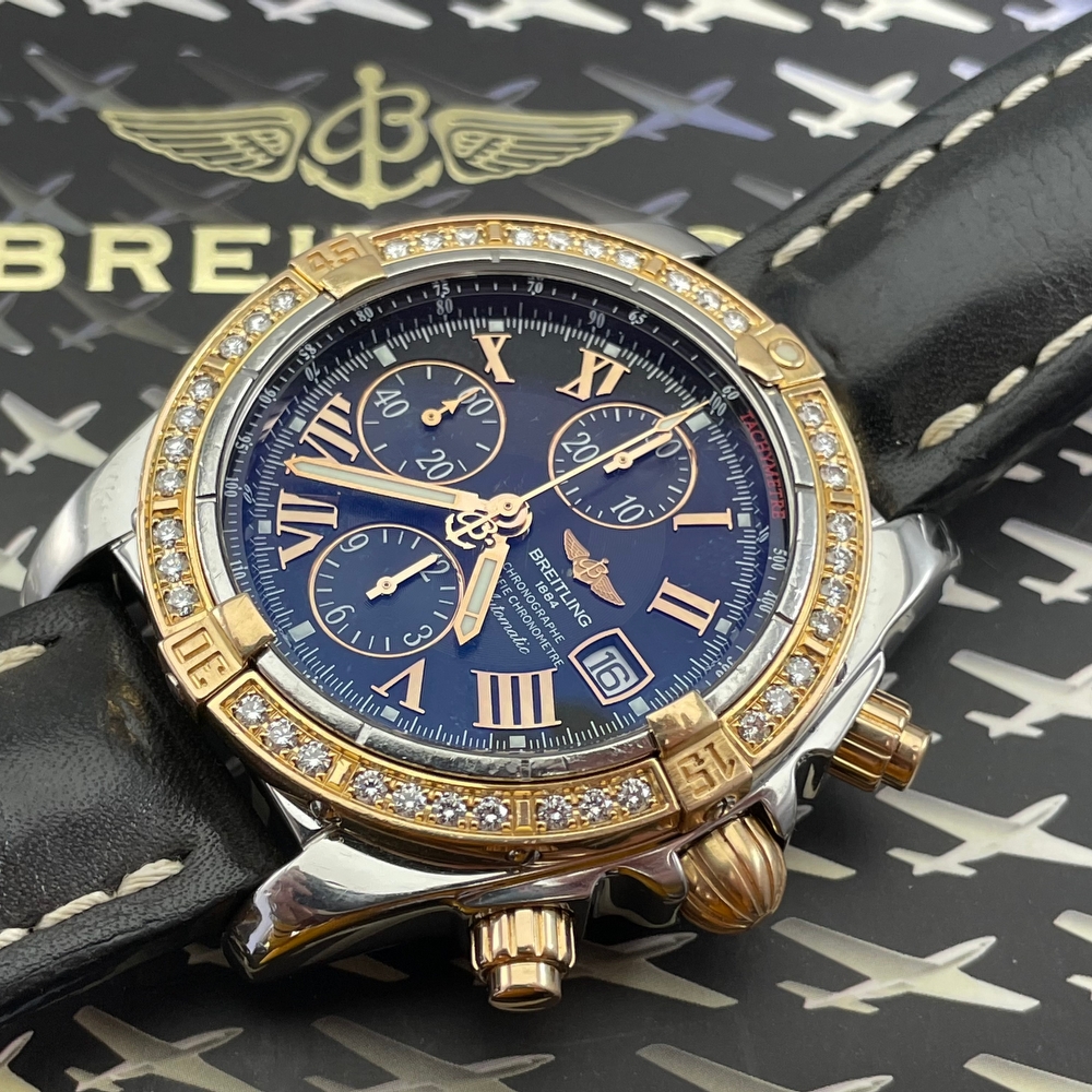 Breitling Chronomat Gold and Diamonds 