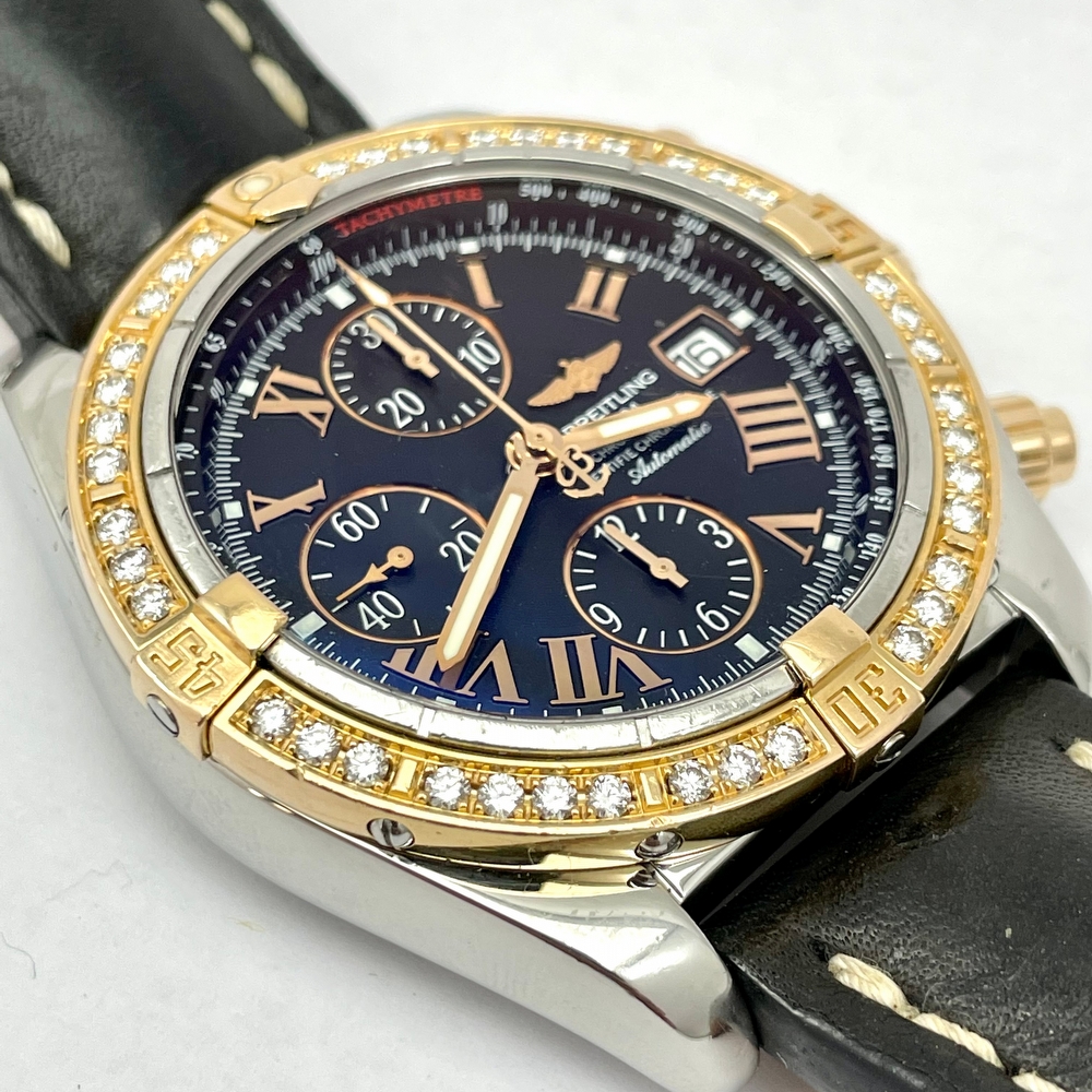 Breitling Chronomat Gold and Diamonds 