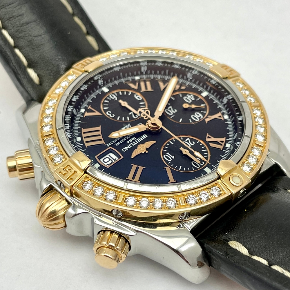 Breitling Chronomat Gold and Diamonds 