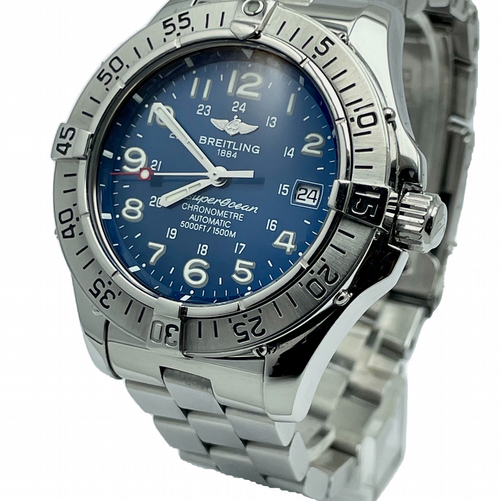 Breitling SuperOcean Blue Sunray