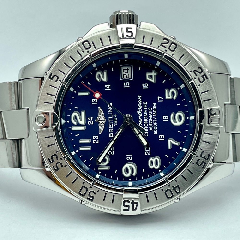 Breitling SuperOcean Blue Sunray