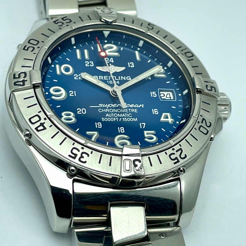 Breitling SuperOcean Blue Sunray