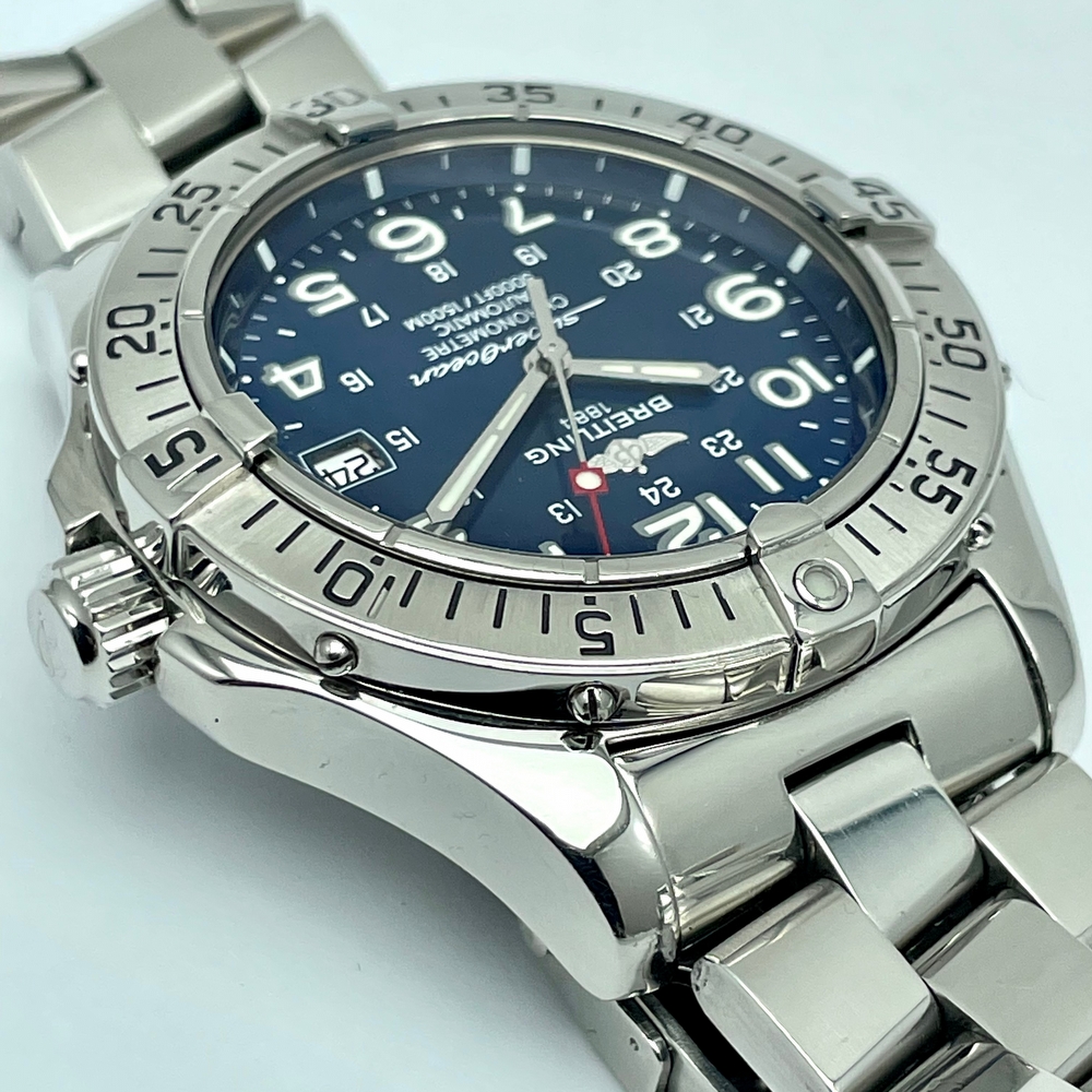 Breitling SuperOcean Blue Sunray