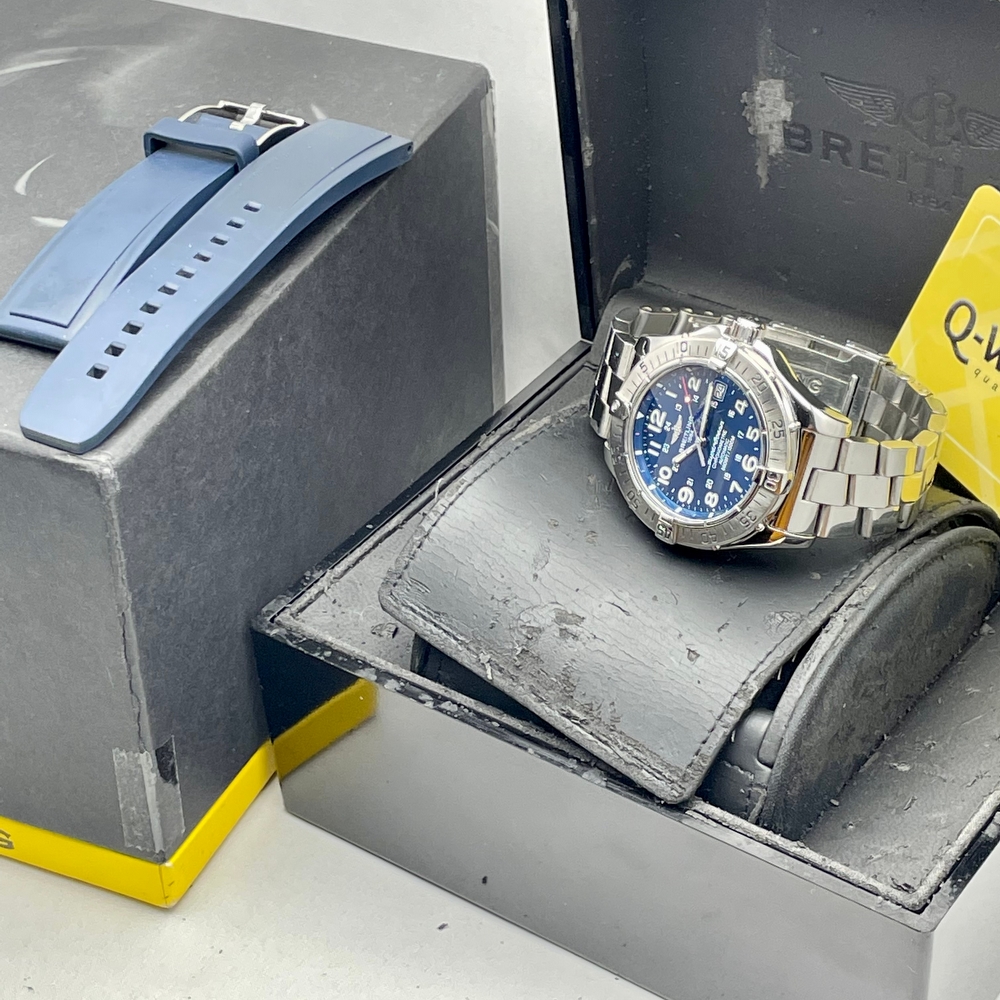 Breitling SuperOcean Blue Sunray