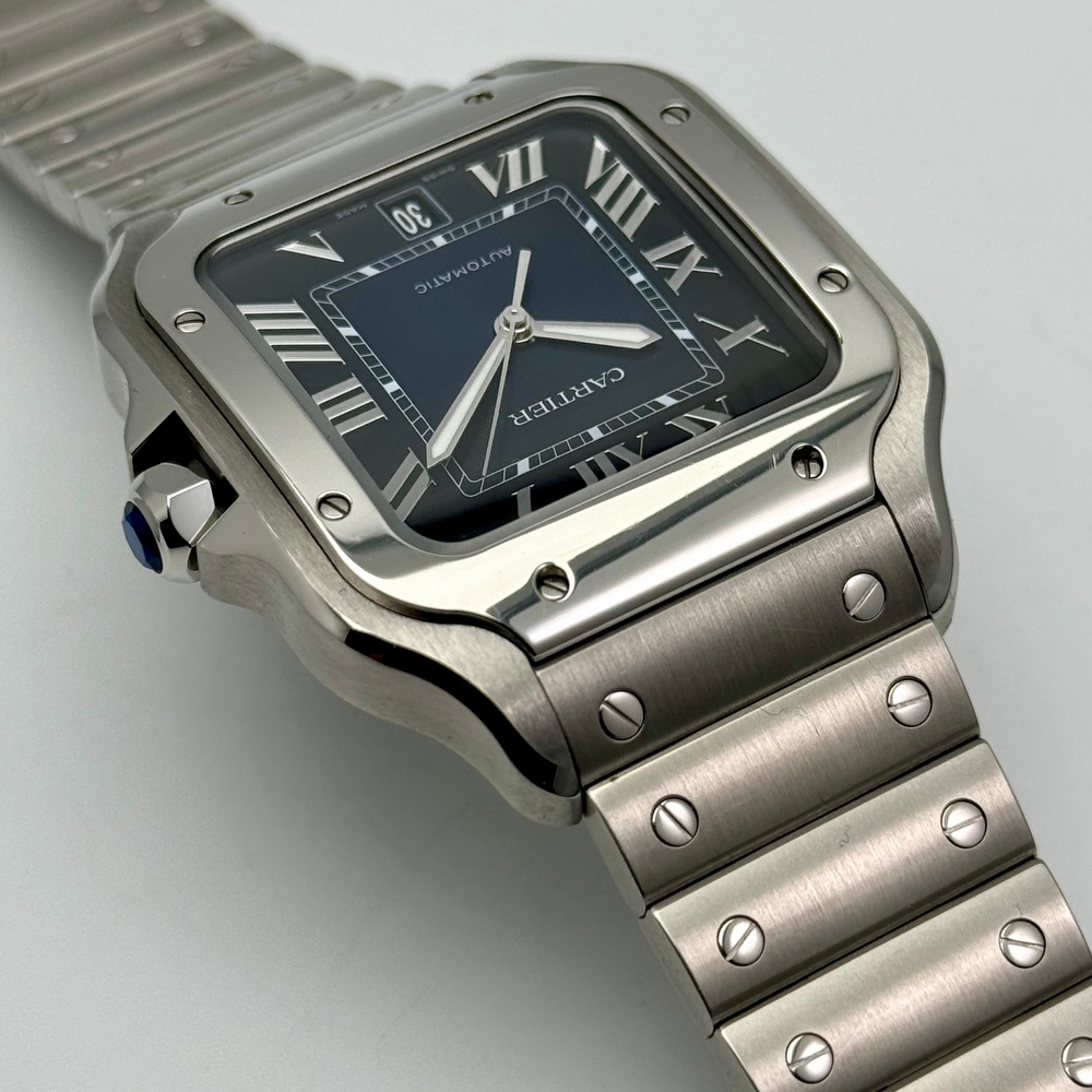 Cartier Santos Large Blue