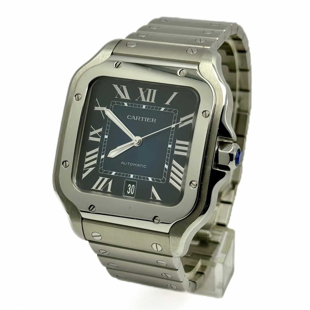 Cartier Santos Large Blue