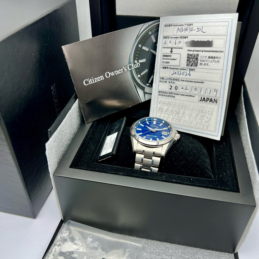 Citizen Chronomaster Blue 