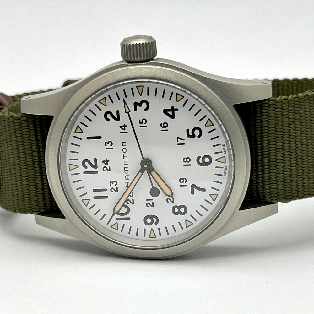 Hamilton Khaki Field Mechanical White