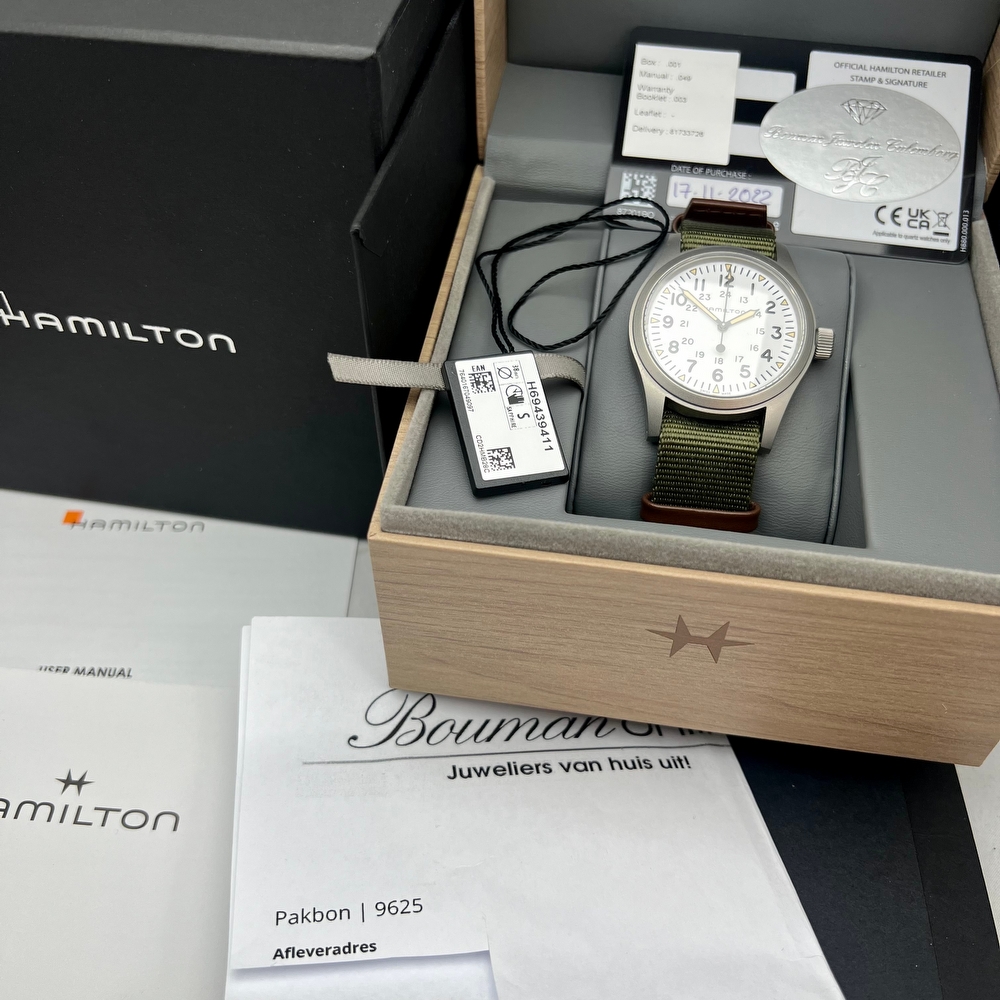 Hamilton Khaki Field Mechanical White