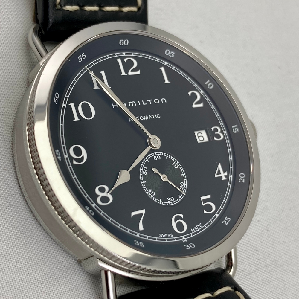 Hamilton Khaki Navy-Pioneer Date Small Second Hand