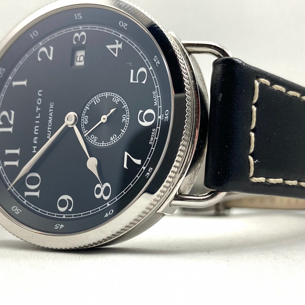 Hamilton Khaki Navy Pioneer Date Small Second Hand