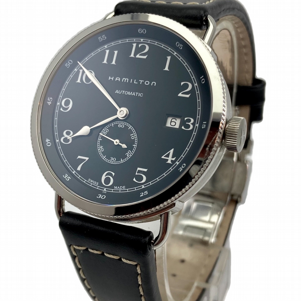 Hamilton Khaki Navy-Pioneer Date Small Second Hand