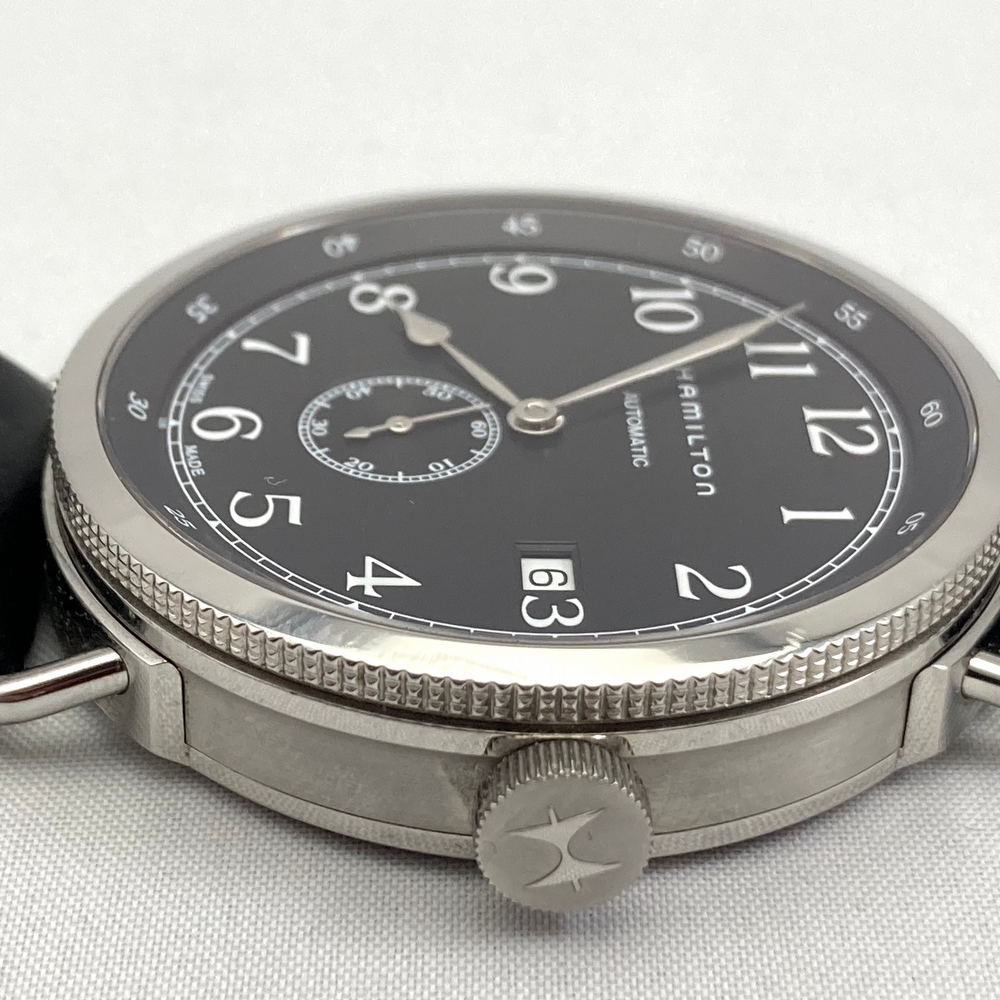 Hamilton Khaki Navy-Pioneer Date Small Second Hand