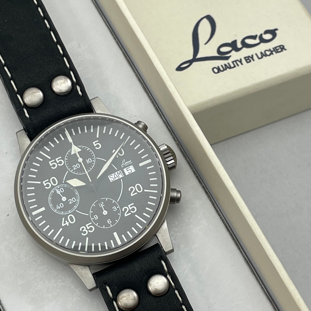 Laco  Pilot Automatic Chronograph 