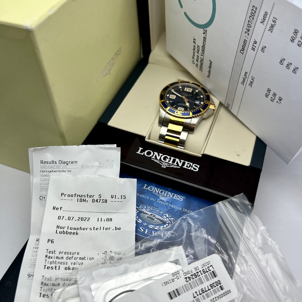 Longines Hydroconquest 41 Automatic Steel and Gold