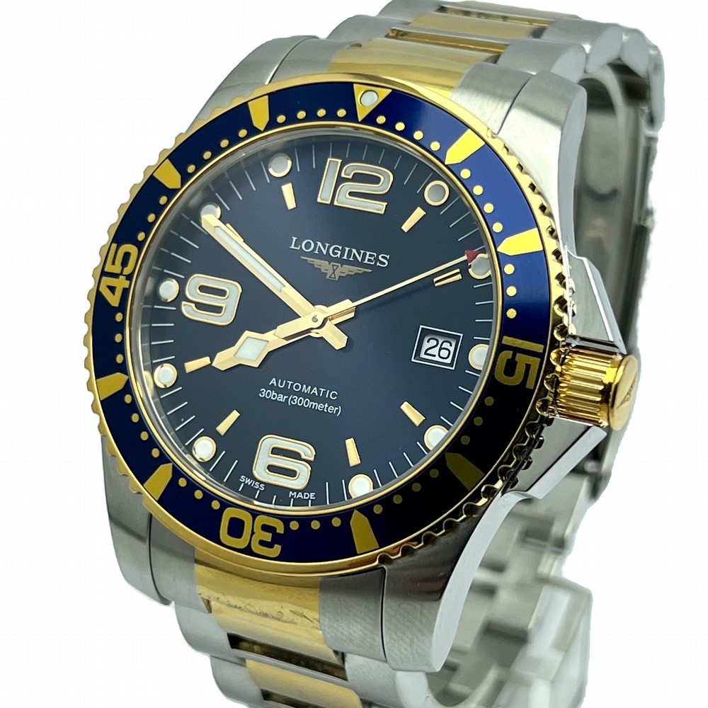 Longines Hydroconquest 41 Automatic Steel and Gold