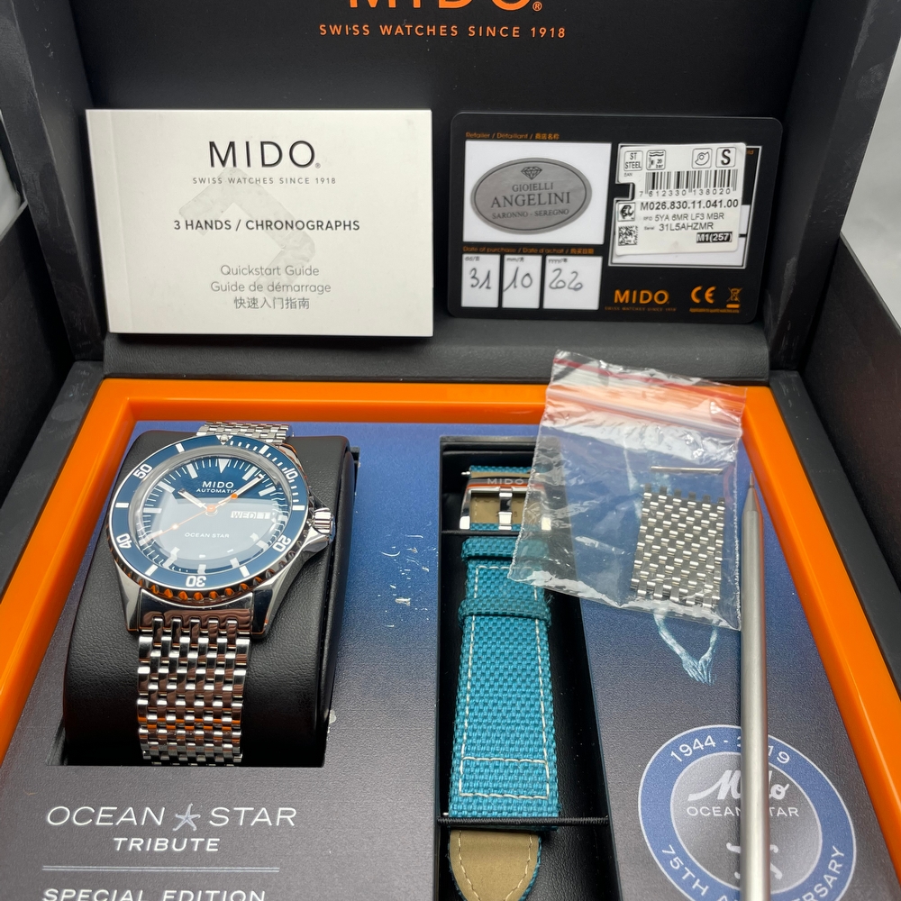 Mido Ocean Star Tribute Blue