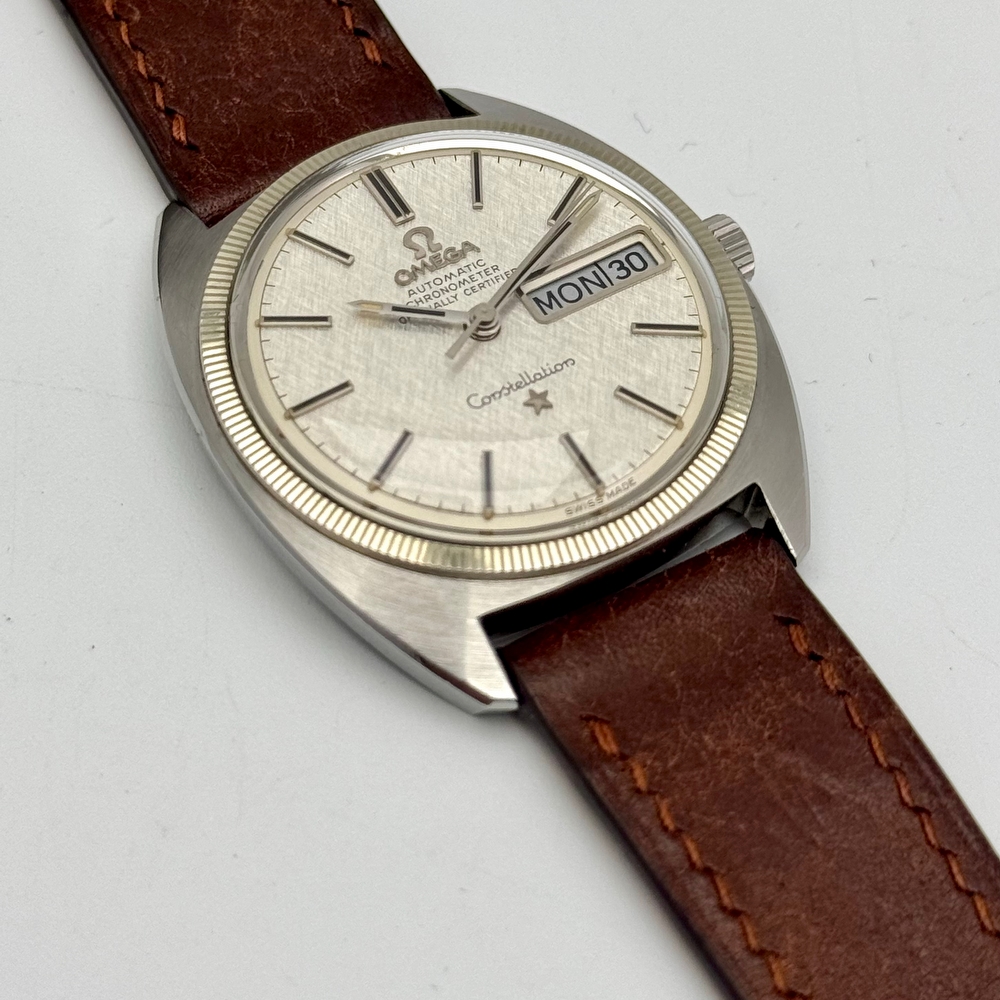 Omega Constellation C-Shape Linen Dial