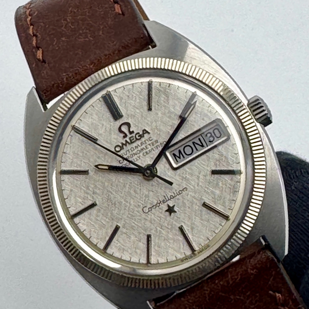 Omega Constellation C-Shape Linen Dial