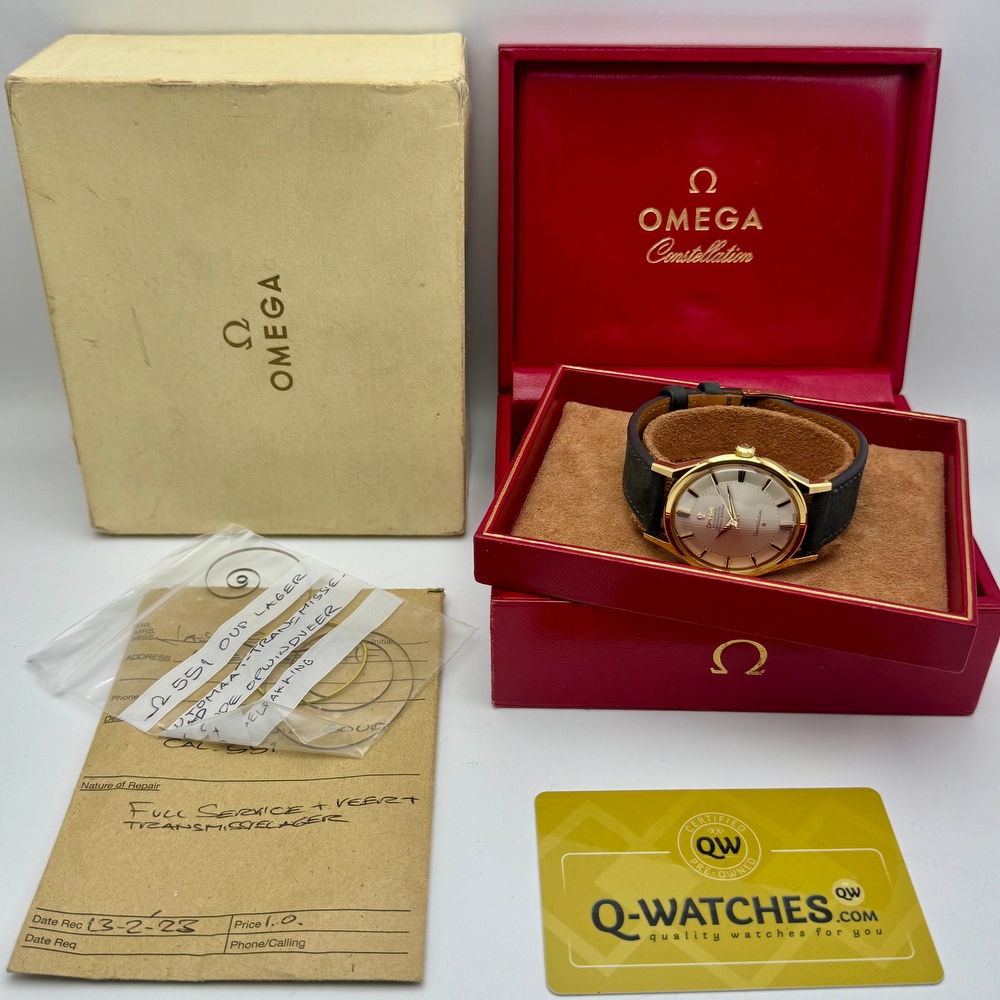 Omega Constellation Pie Pan 18K Gold