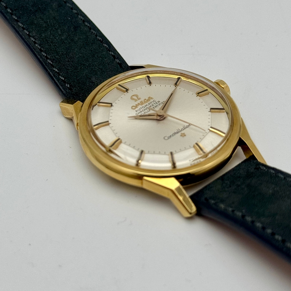 Omega Constellation Pie Pan 18K Gold