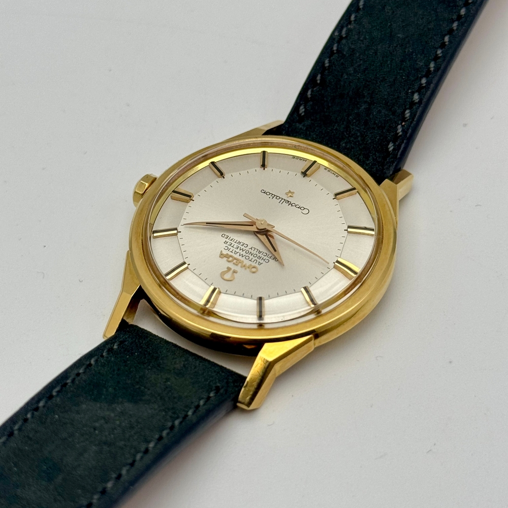 Omega Constellation Pie Pan 18K Gold