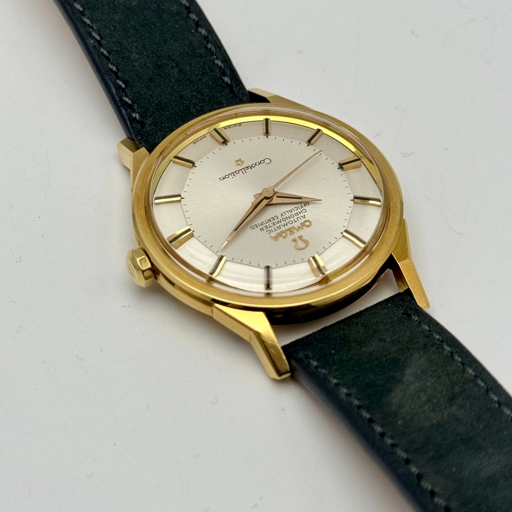 Omega Constellation Pie Pan 18K Gold