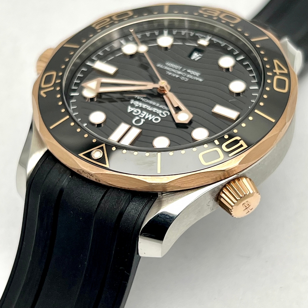 Omega Seamaster Diver 300M Steel and Sedna Gold