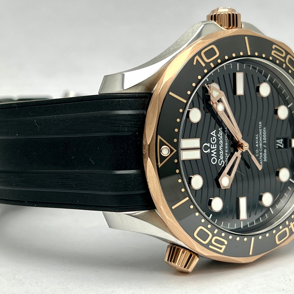 Omega Seamaster Diver 300M Steel and Sedna Gold