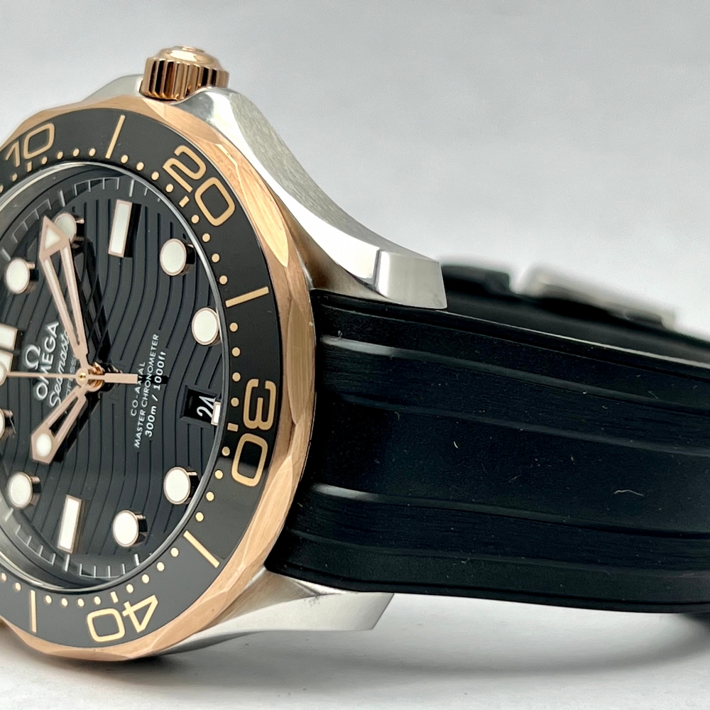 Omega Seamaster Diver 300M Steel and Sedna Gold