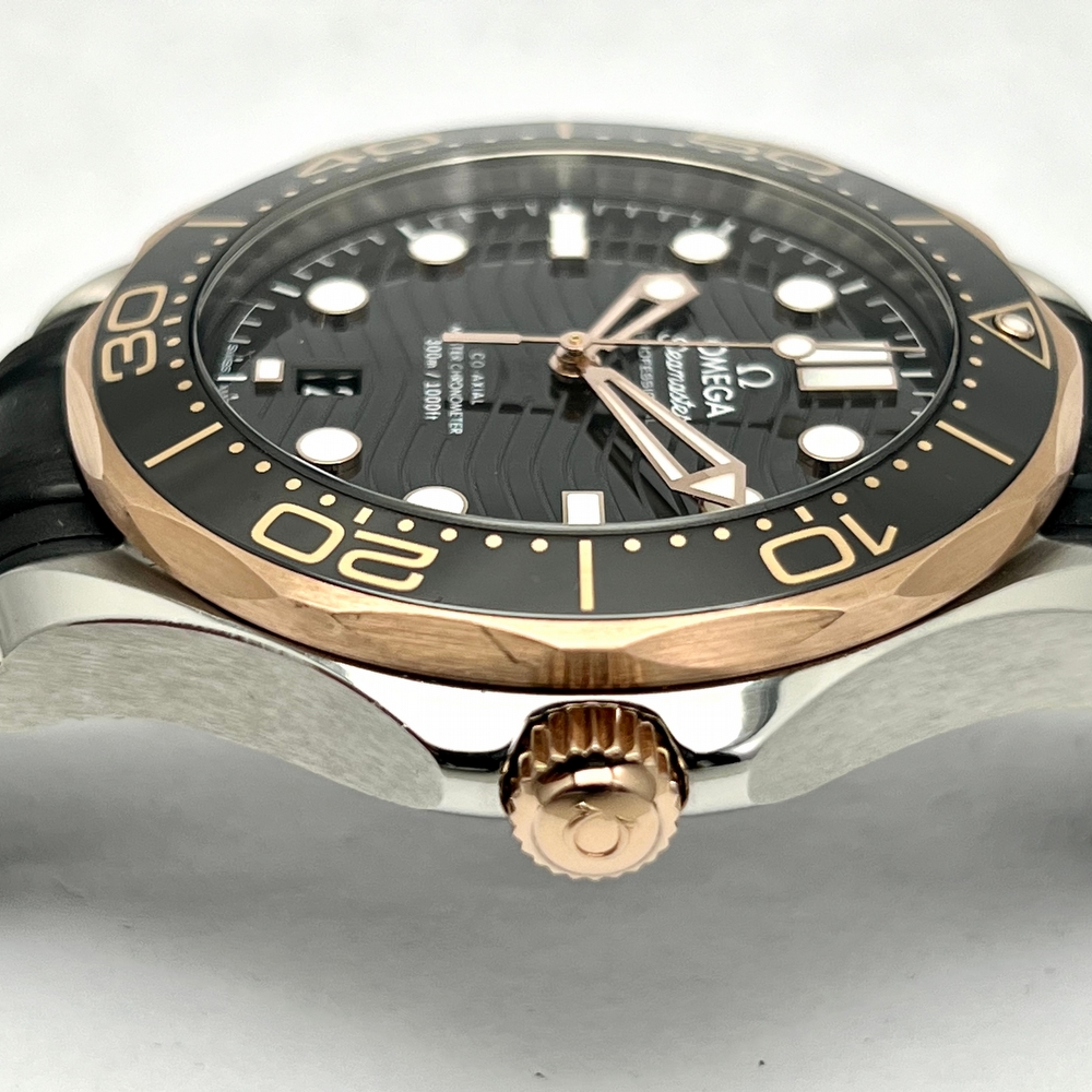 Omega Seamaster Diver 300M Steel and Sedna Gold