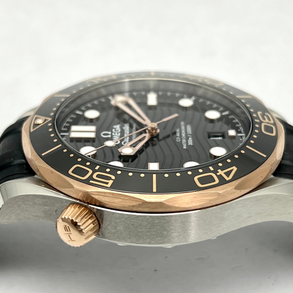 Omega Seamaster Diver 300M Steel and Sedna Gold