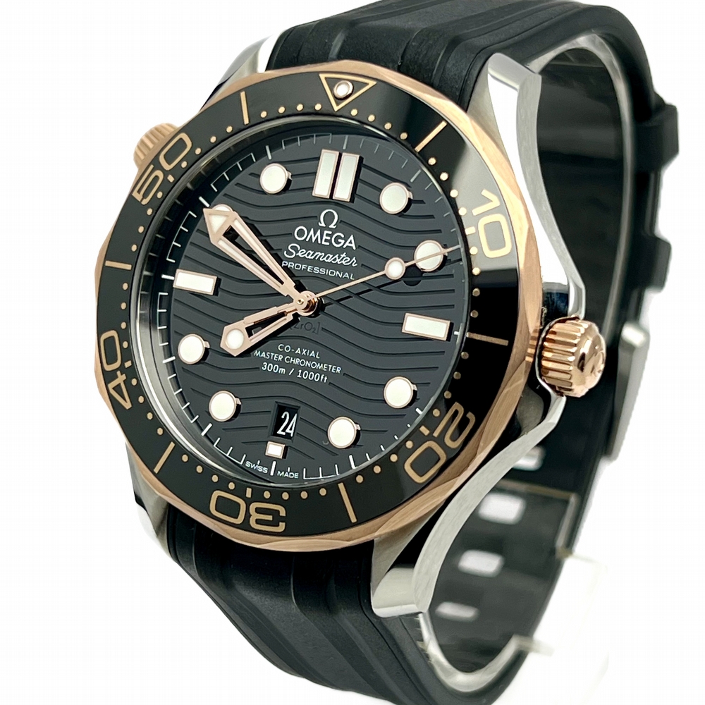 Omega Seamaster Diver 300M Steel and Sedna Gold