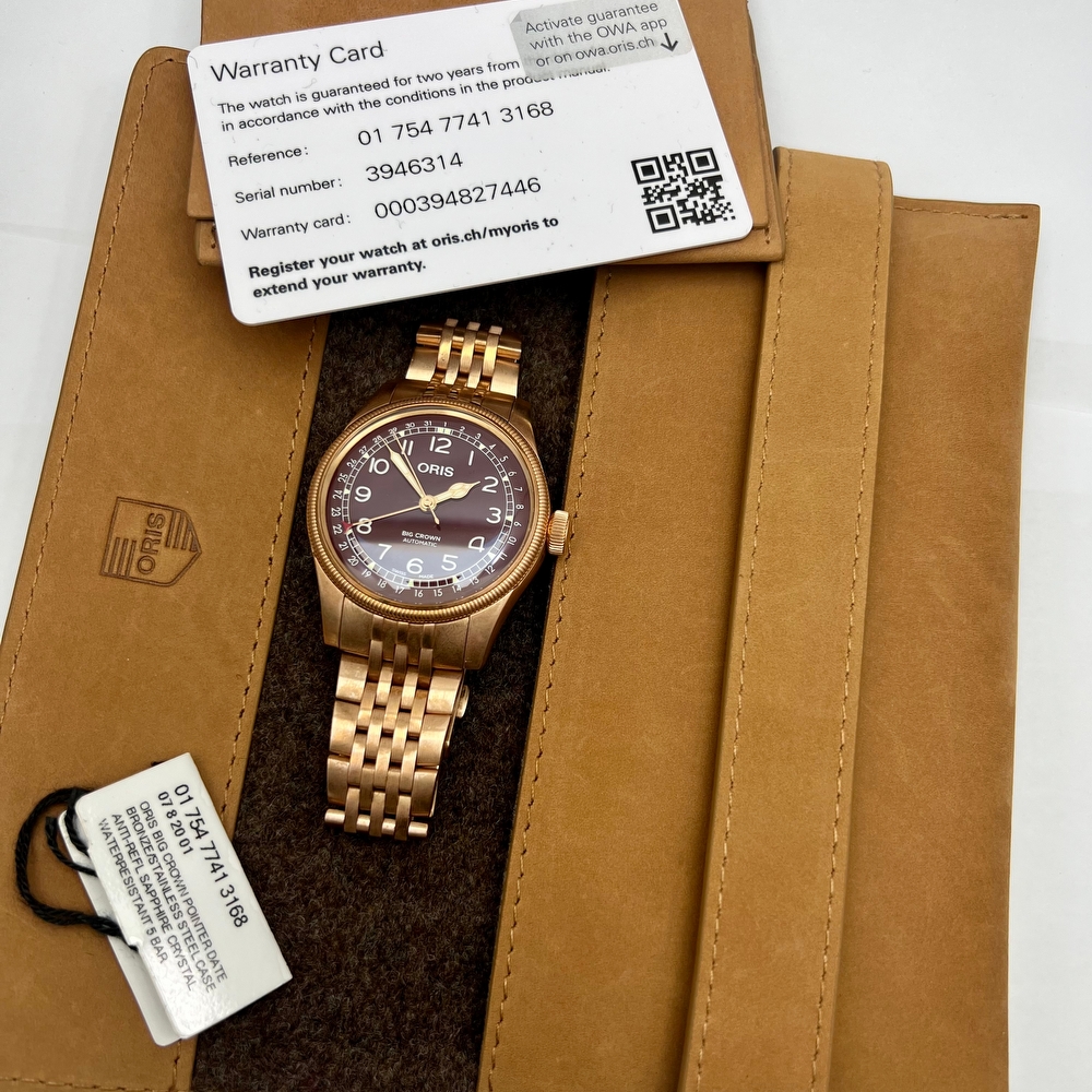 Oris Big Crown Bronze Pointer Date 