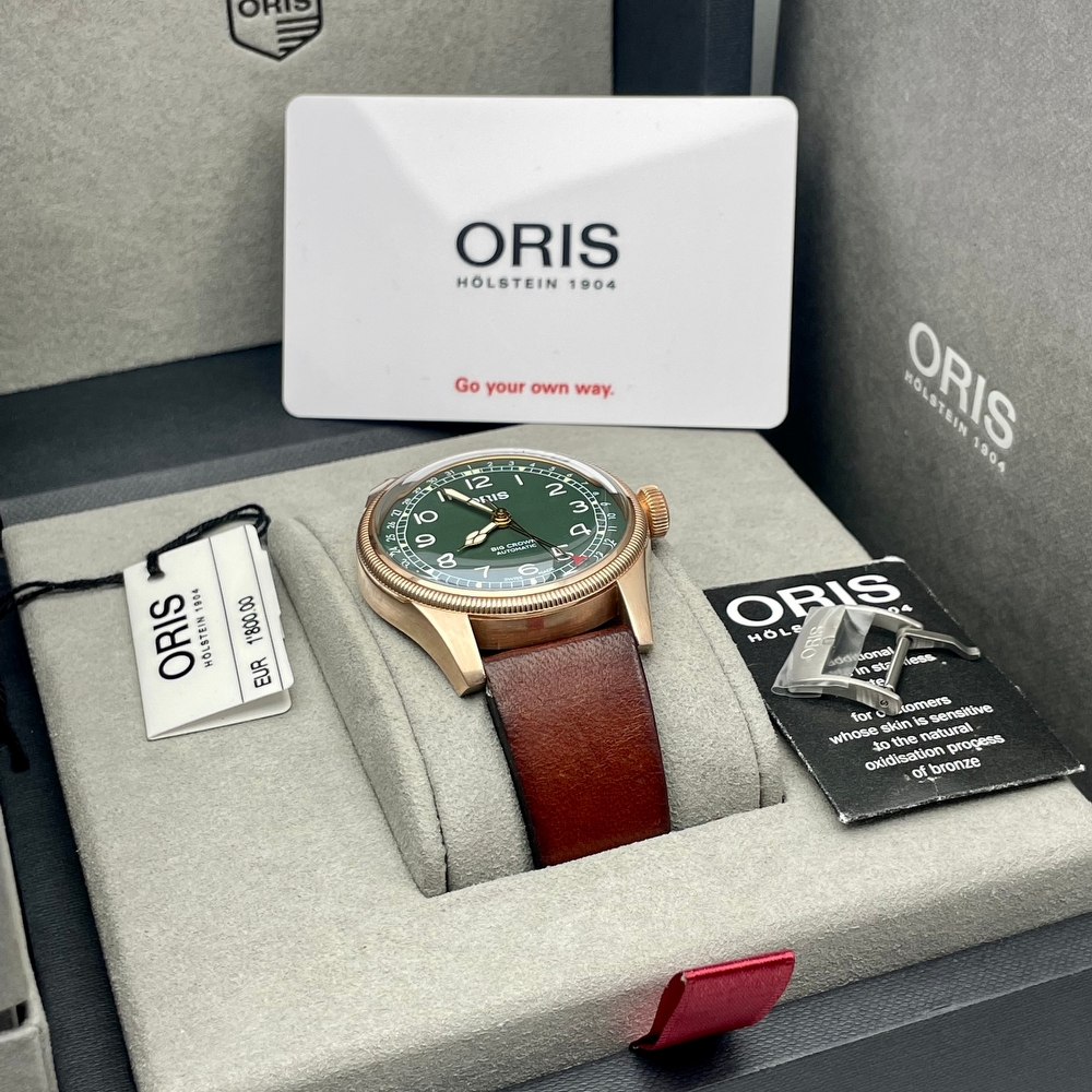 Oris Big Crown Pointer Date 80th Anniversary Bronze