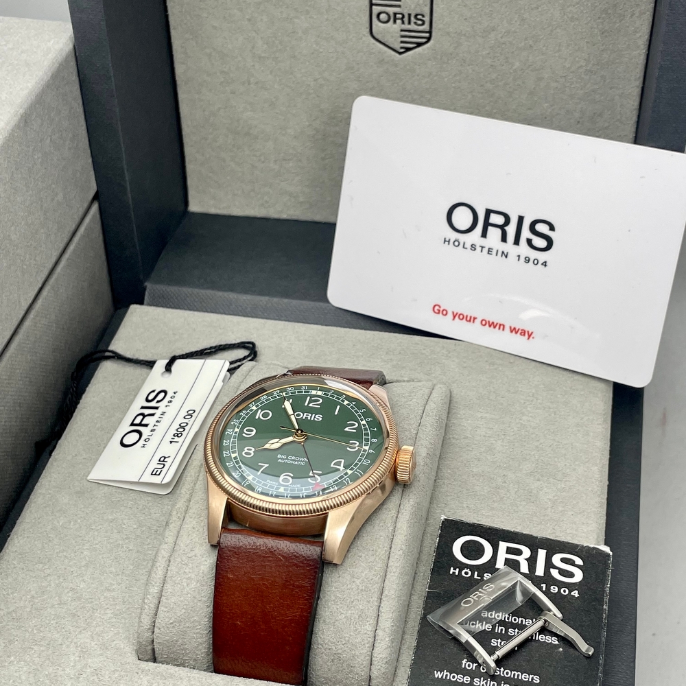 Oris Big Crown Pointer Date 80th Anniversary Bronze