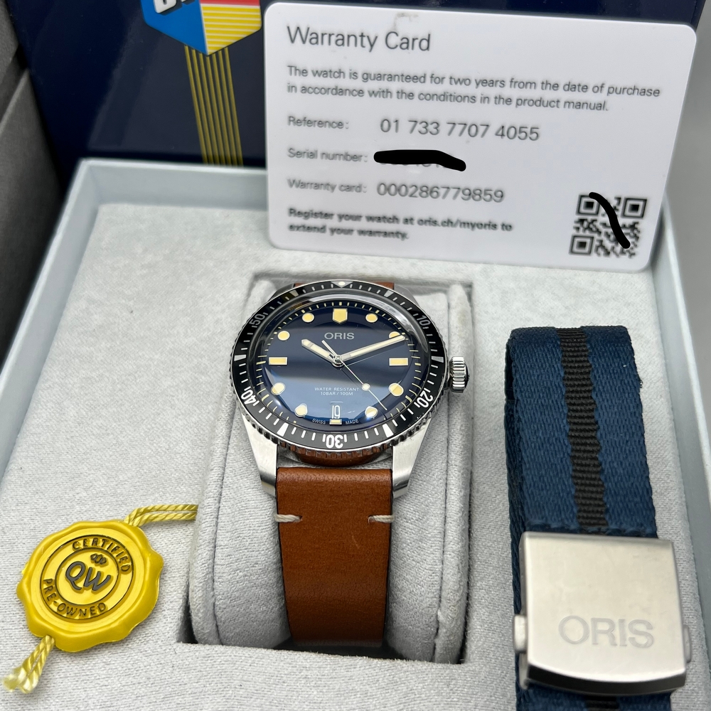 Oris Divers Sixty Five Blue