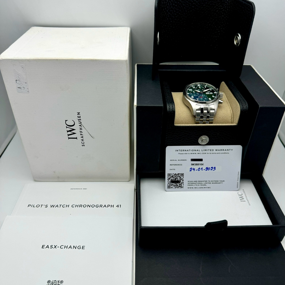 IWC PILOT’S WATCH CHRONOGRAPH 41 GREEN