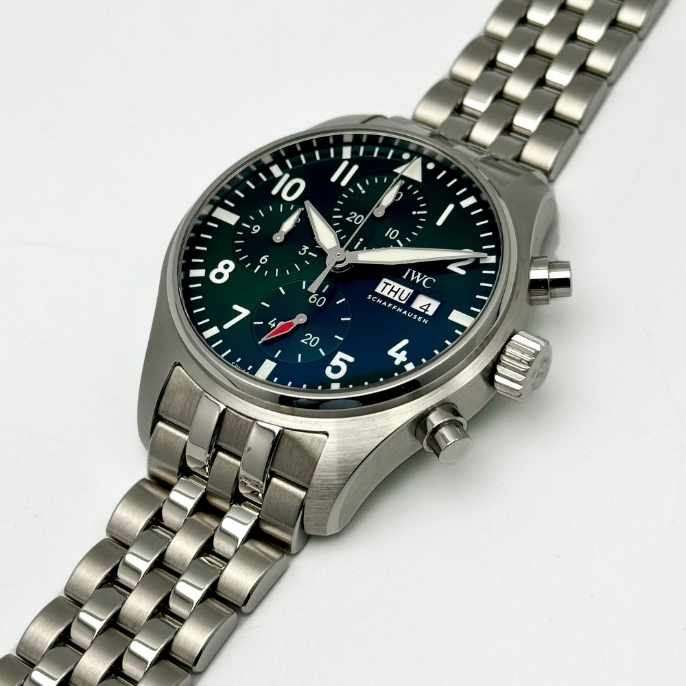 IWC PILOT’S WATCH CHRONOGRAPH 41 GREEN