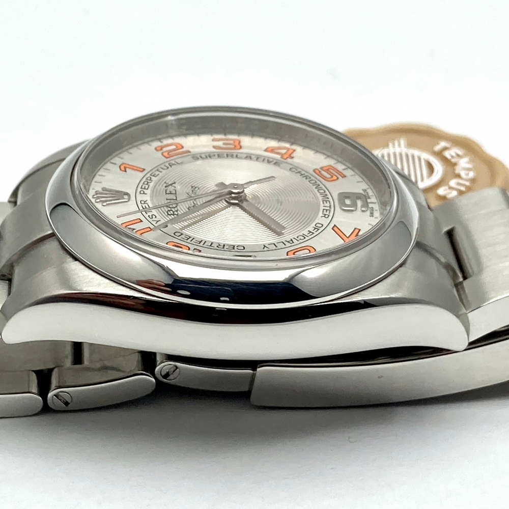 Rolex Air King Orange & Silver Dial