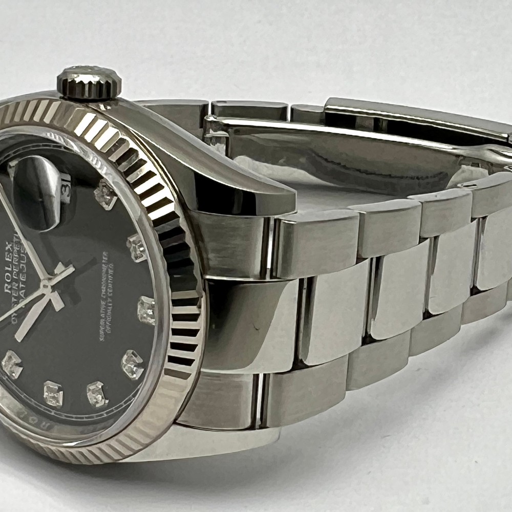 Rolex Datejust 36 Black Diamond Dial