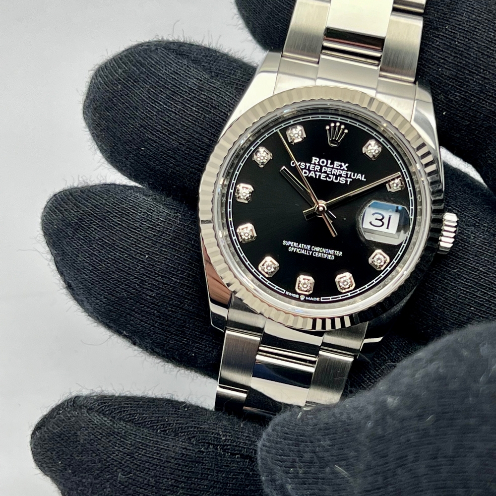 Rolex Datejust 36 Black Diamond Dial