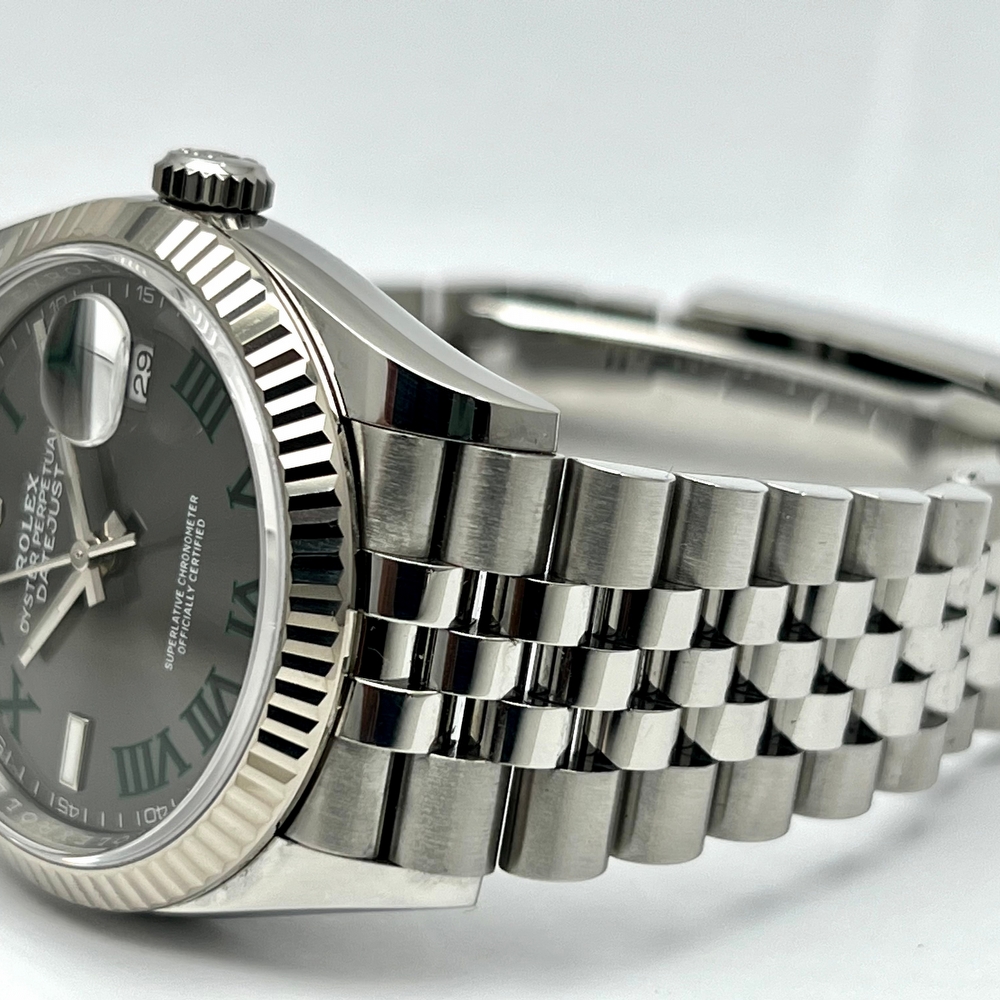 Rolex Datejust 36 Fluted Jubilee Wimbledon Dial