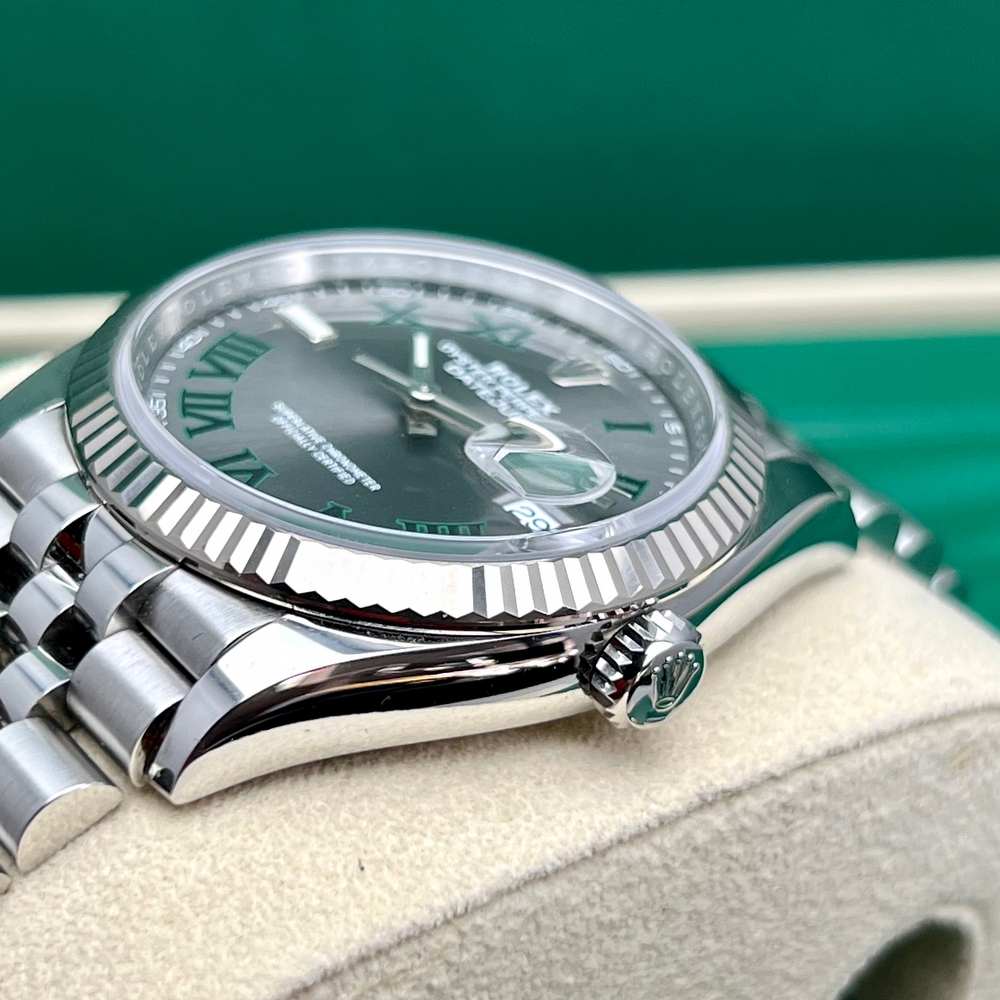 Rolex Datejust 36 Fluted Jubilee Wimbledon Dial