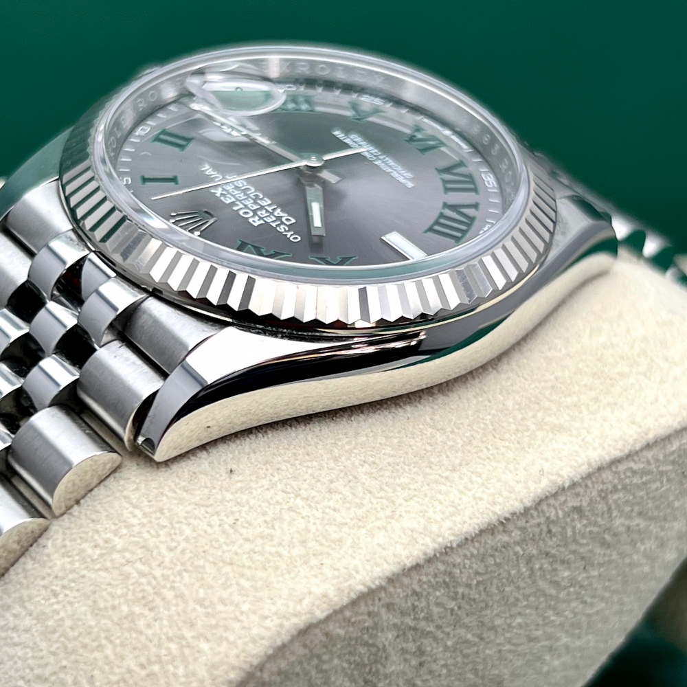 Rolex Datejust 36 Fluted Jubilee Wimbledon Dial